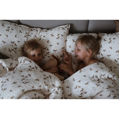 Free Horses Bamboo Bedding Set with Filling by Malomi Kids