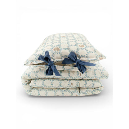 Blue Cottage Bedding Set with Filling by Malomi Kids
