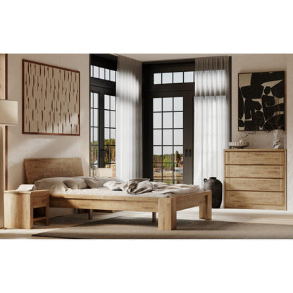 VERONA RUSTIC OAK Bedside Table