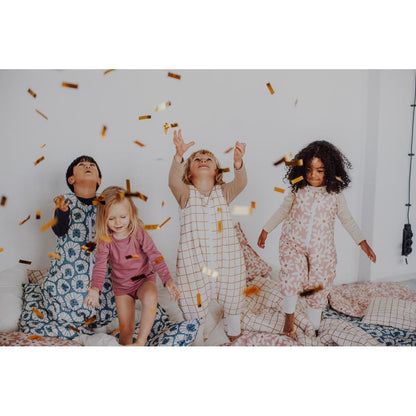 Camel Check Sleeping Bag with Legs by Malomi Kids