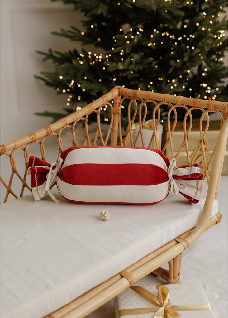 Velvet Candy Bolster Cushion by Malomi Kids