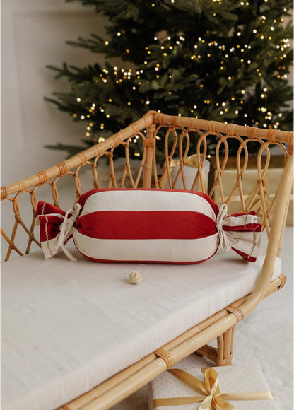 Velvet Candy Bolster Cushion by Malomi Kids
