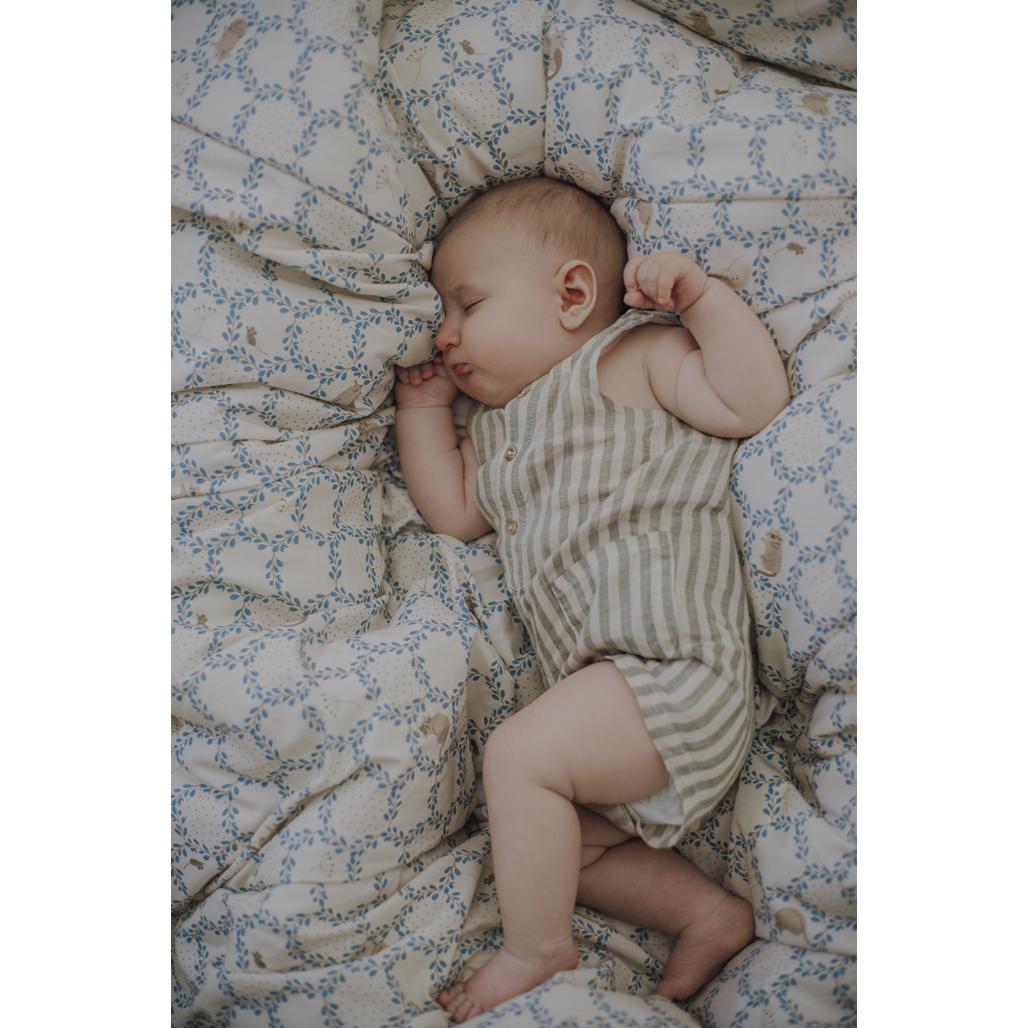 Blue Cottage Bedding Set with Filling by Malomi Kids