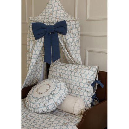 Blue Cottage Cot Canopy by Malomi Kids
