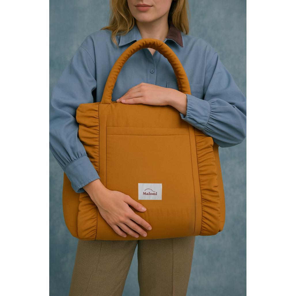 Ruffle Shopper Bag by Malomi Kids