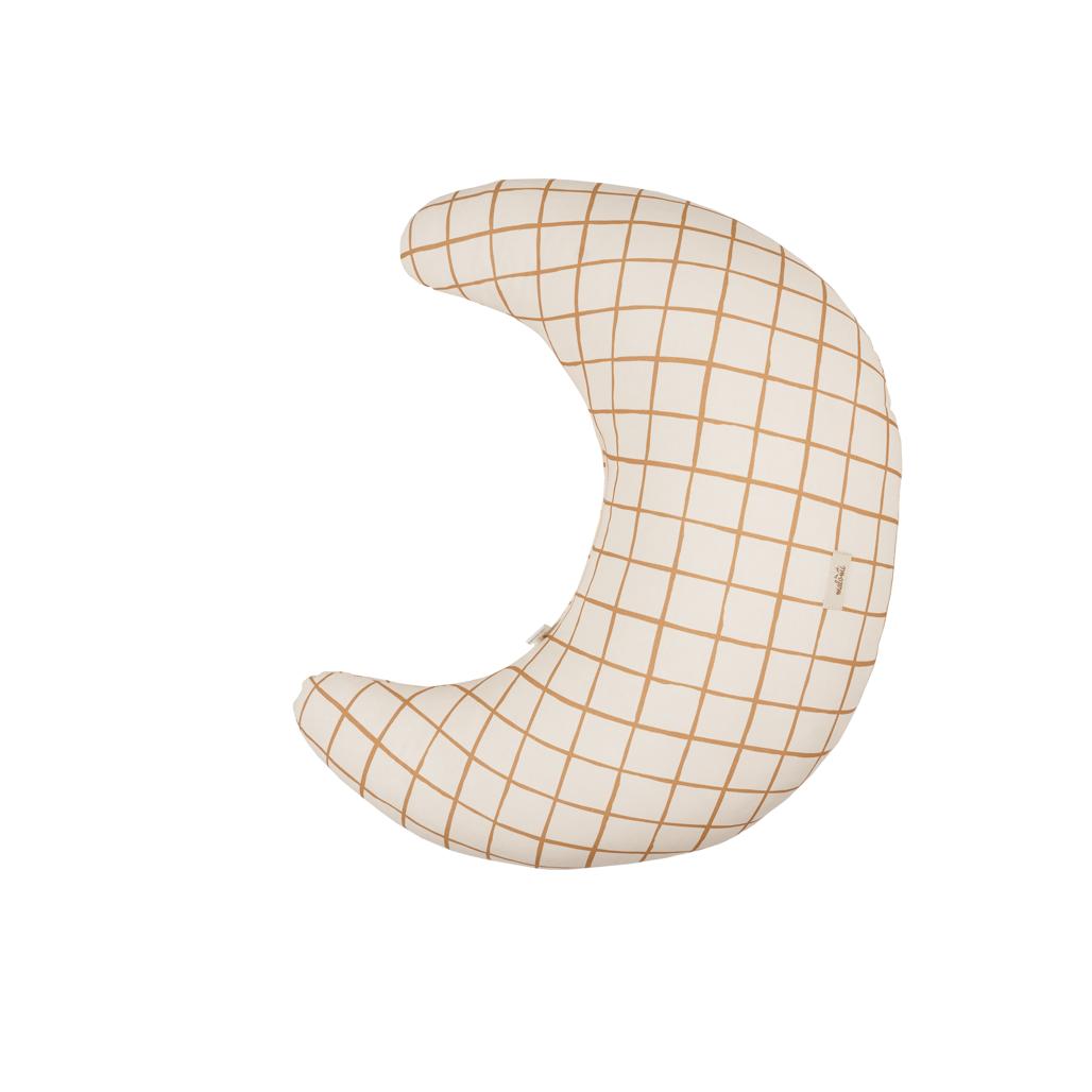 Camel Check Feeding Cushion by Malomi Kids