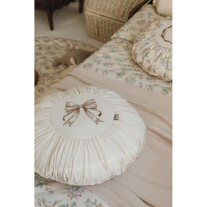 Round Washed Cotton Cushion by Malomi Kids