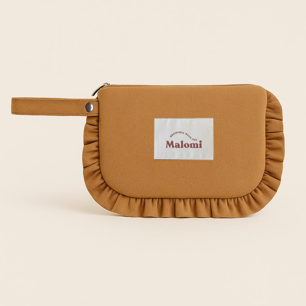 Ruffle Toiletry Bag by Malomi Kids