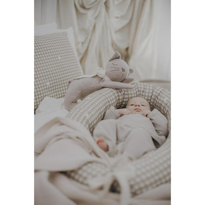 Organic Fleece Cat Cuddly Toy by Malomi Kids