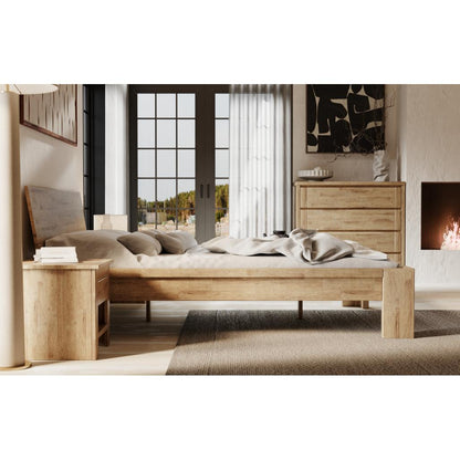 VERONA RUSTIC OAK Bedside Table