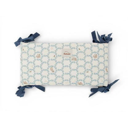Blue Cottage Cot Bumper by Malomi Kids