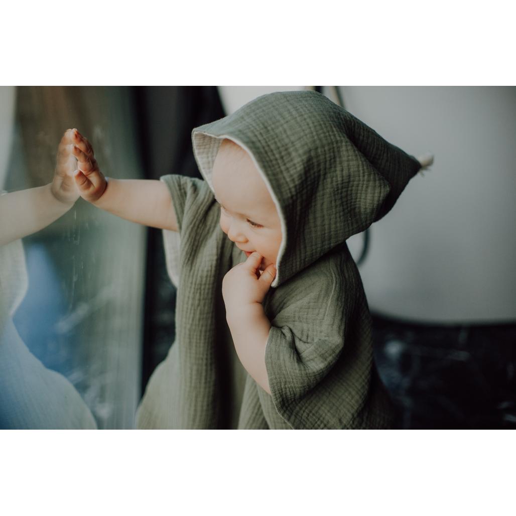 Muslin Bath Poncho by Malomi Kids