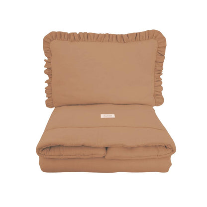 Muslin Ruffle Bedding Set with Filling by Malomi Kids