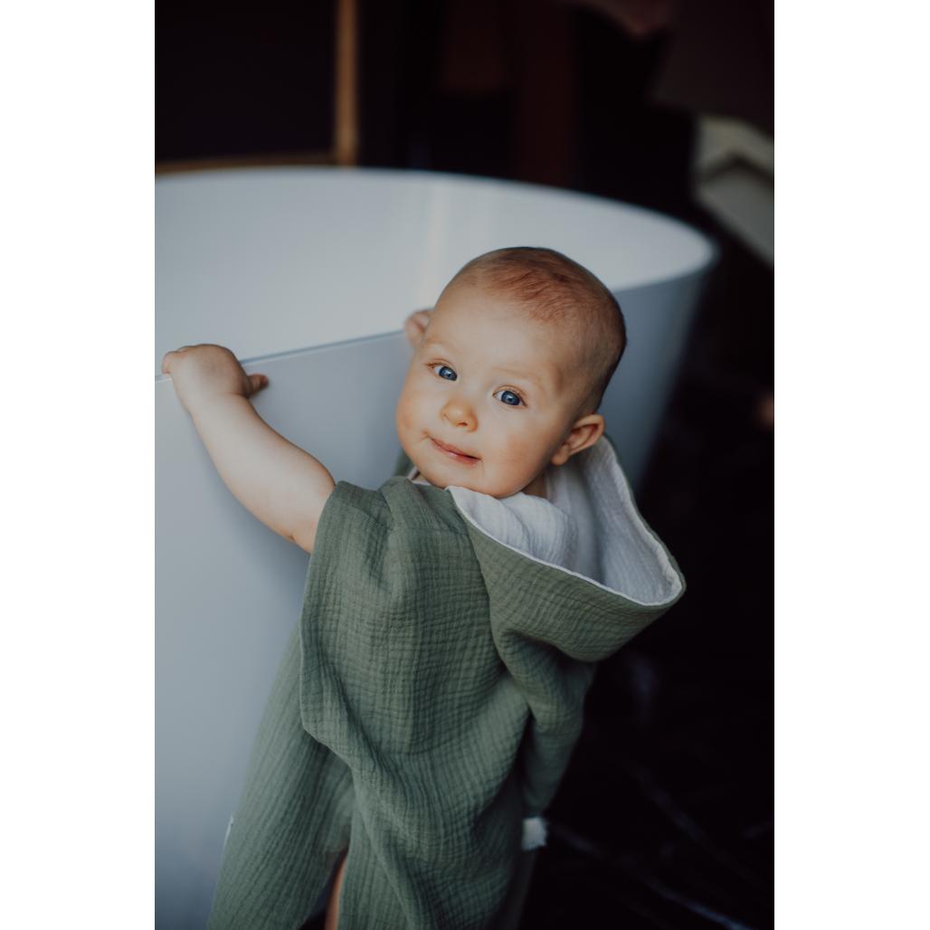 Muslin Bath Poncho by Malomi Kids
