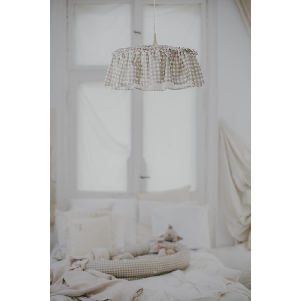 Countryside Check Fabric Lampshade by Malomi Kids