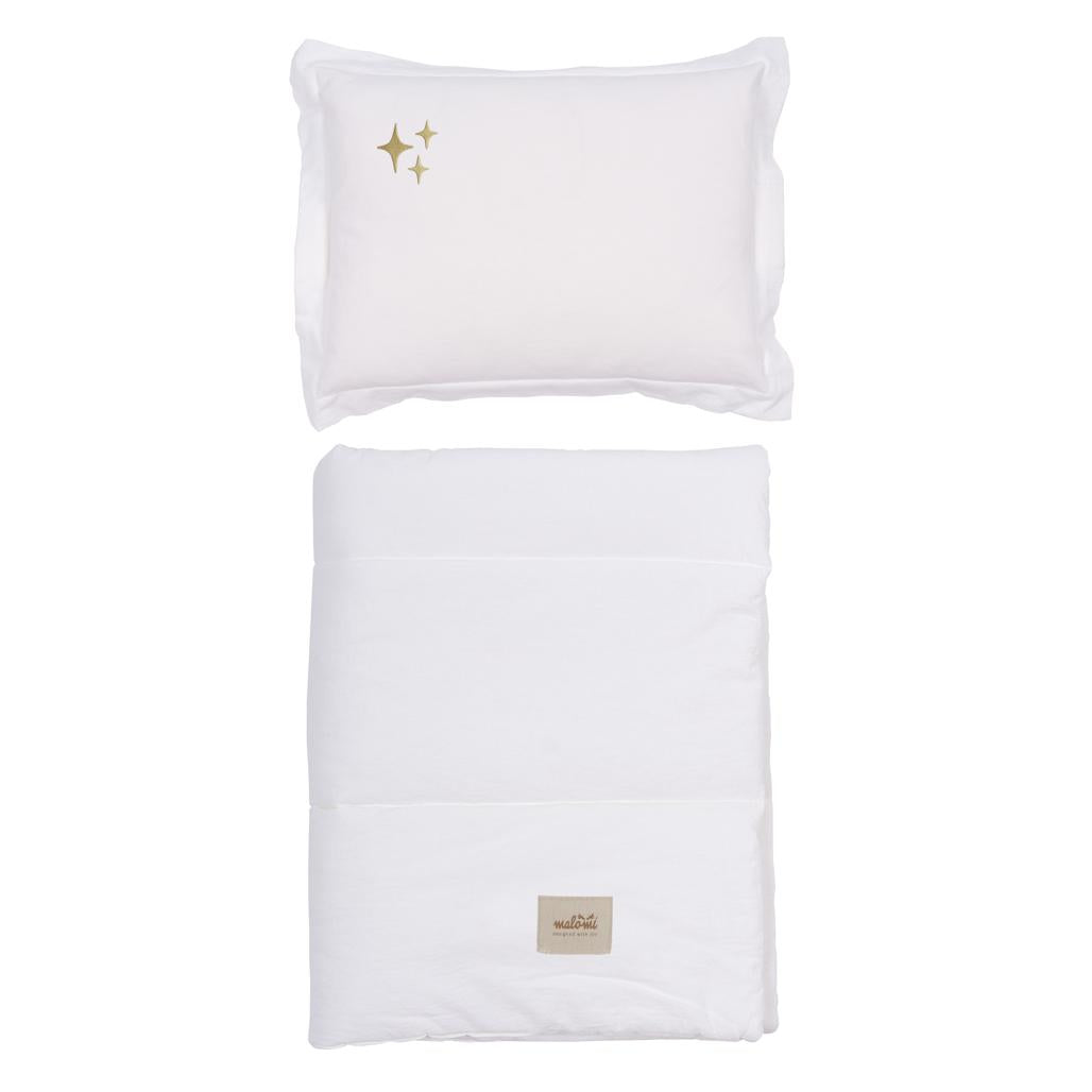 Washed Cotton Stars Bedding Set by Malomi Kids