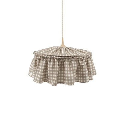 Countryside Check Fabric Lampshade by Malomi Kids