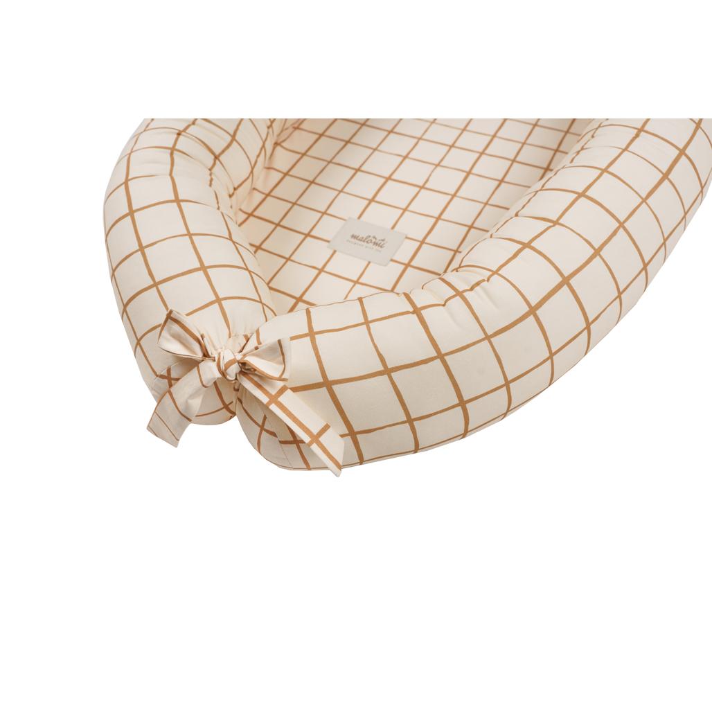 Camel Check Baby Nest by Malomi Kids