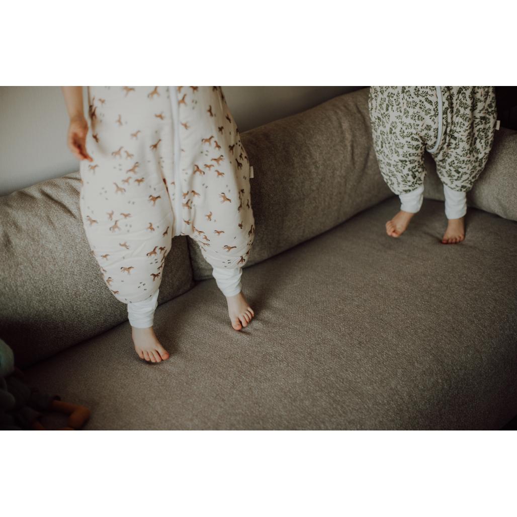 Free Horses Bamboo Sleeping Bag with Legs by Malomi Kids