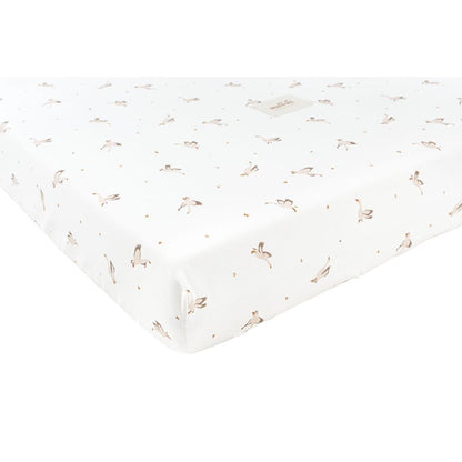 Goose Cotton Fitted Sheet by Malomi Kids