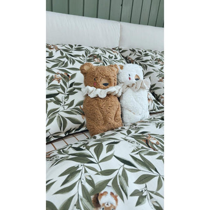 Bear Cuddly Toy with Scrunchie by Malomi Kids
