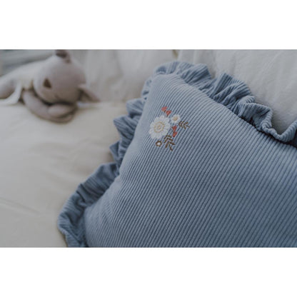 Corduroy Frill Cushion by Malomi Kids
