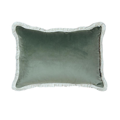 Velvet Cushion with Fringe by Malomi Kids