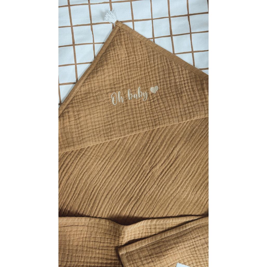 Muslin Hooded Towel by Malomi Kids
