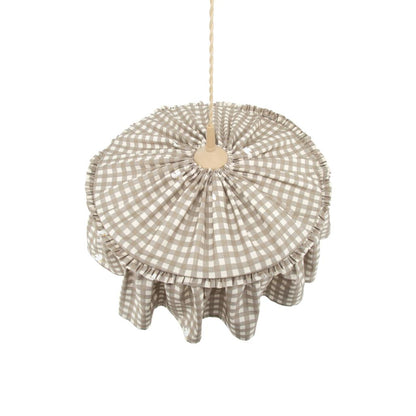Countryside Check Fabric Lampshade by Malomi Kids