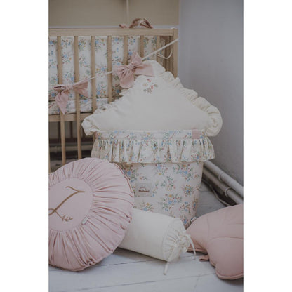 Round Washed Cotton Cushion by Malomi Kids