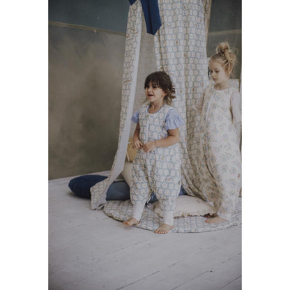 Blue Cottage Sleeping Bag with Legs by Malomi Kids