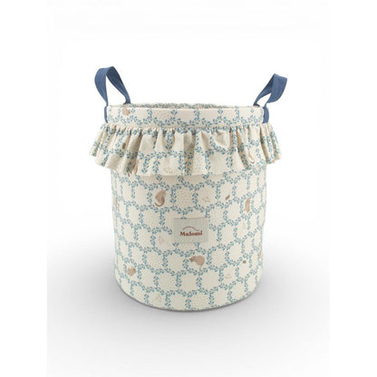 Blue Cottage Toy Basket by Malomi Kids
