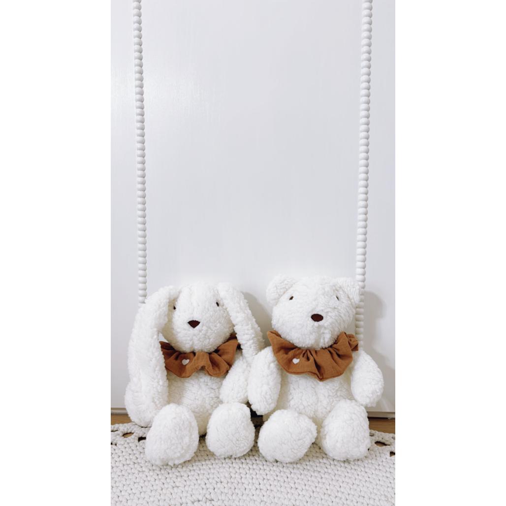 Bunny Cuddly Toy with Scrunchie by Malomi Kids