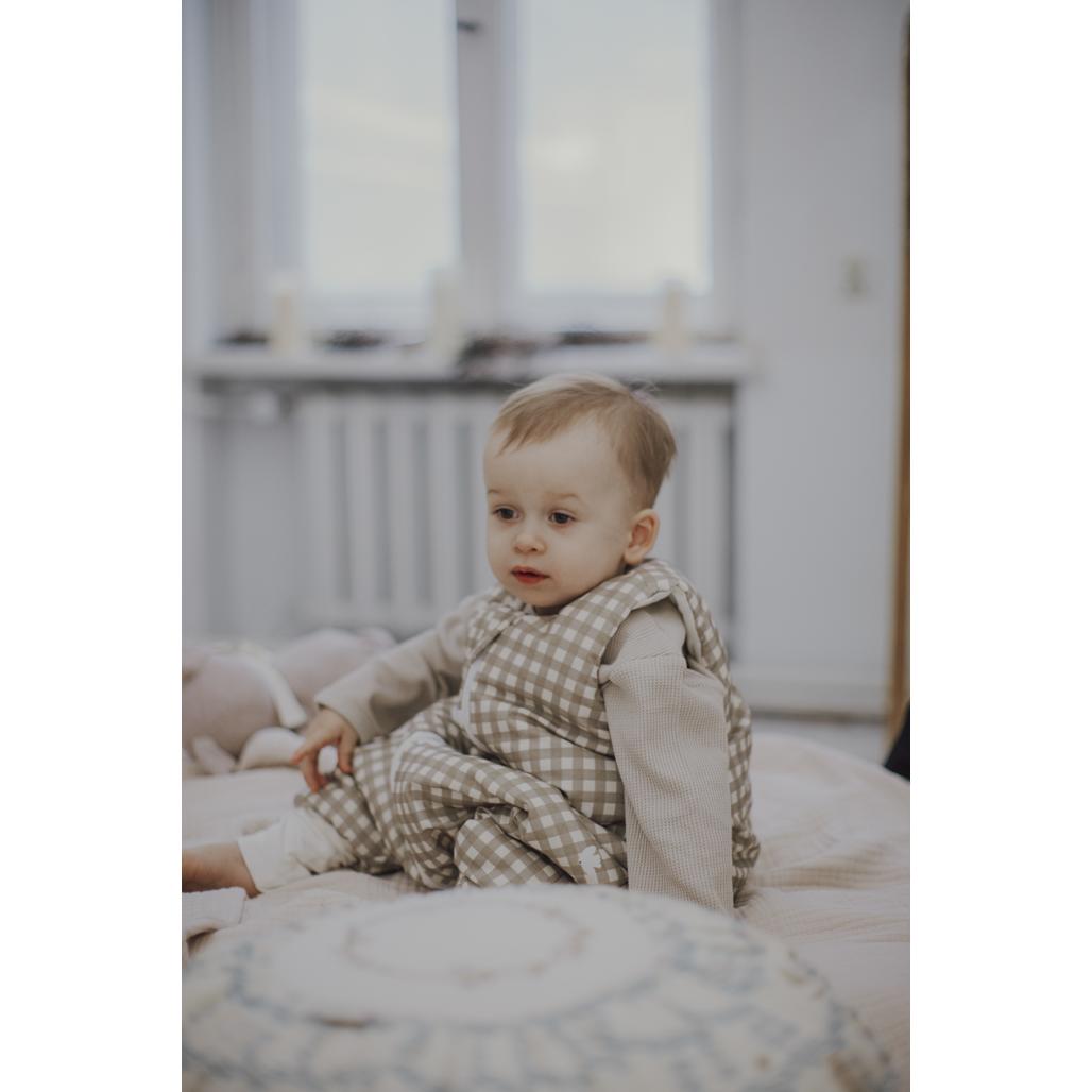 Countryside Check Sleeping Bag with Legs by Malomi Kids