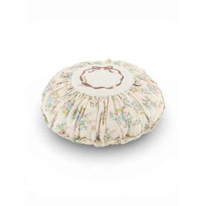 Blooming Meadow Round Boho Cushion by Malomi Kids