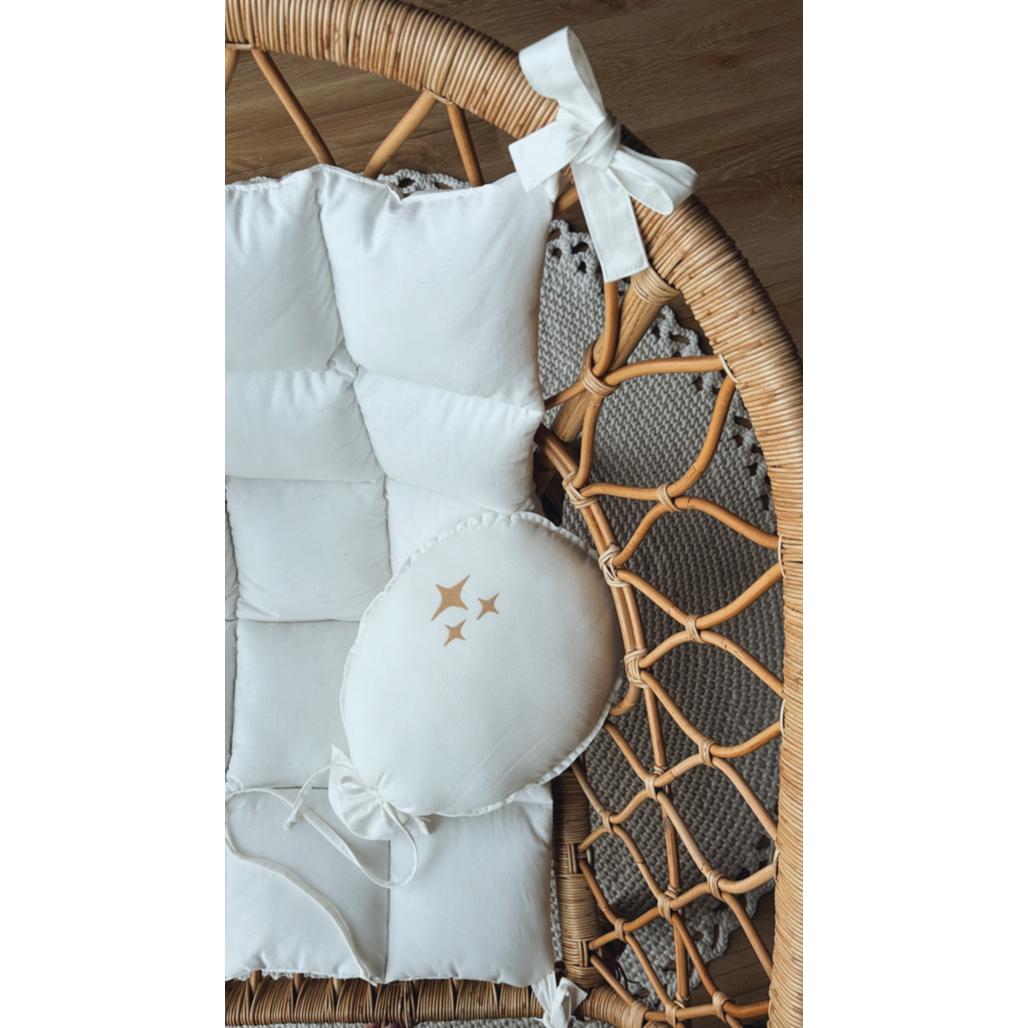 Mini Stars Balloon Cushion by Malomi Kids
