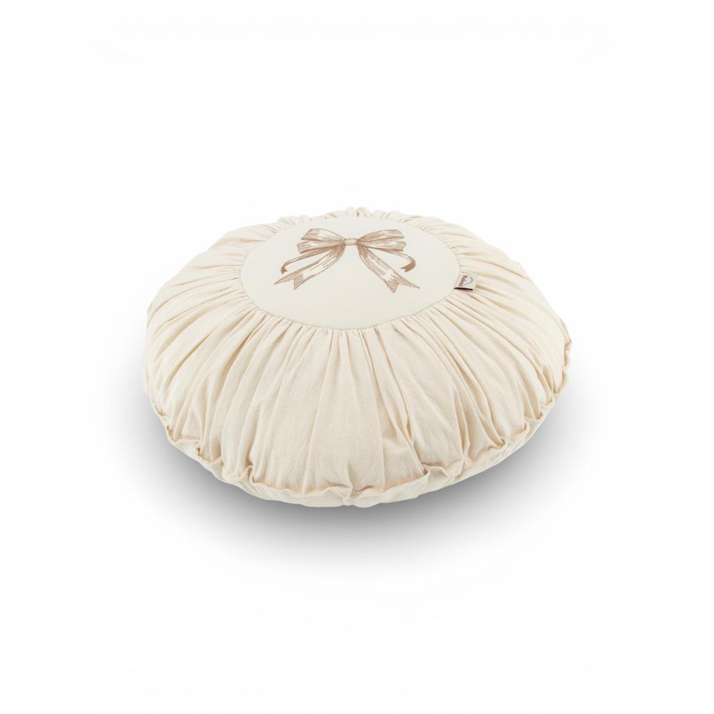 Round Washed Cotton Cushion by Malomi Kids