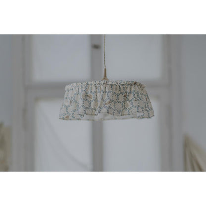 Blue Cottage Fabric Lampshade by Malomi Kids