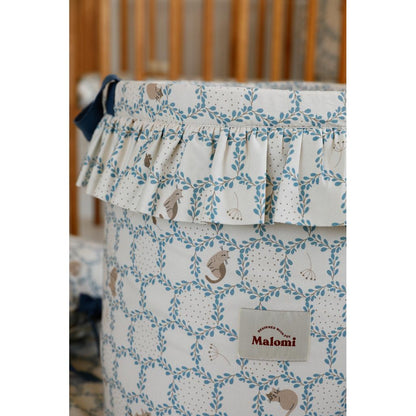 Blue Cottage Toy Basket by Malomi Kids