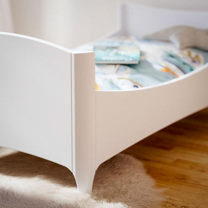 NÉRÉE Neige Evolutive Bed 70 x 140 CM - From Crib to Junior Bed
