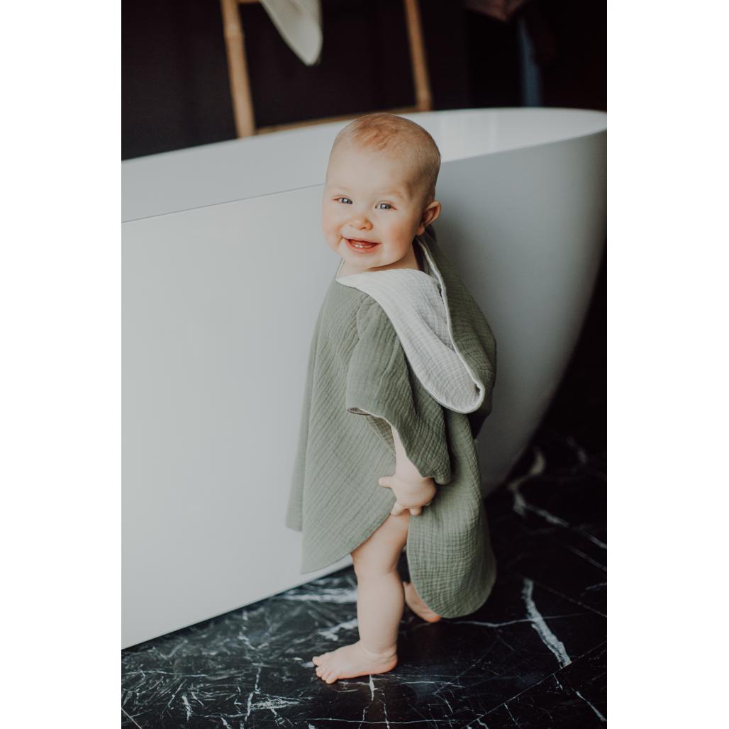 Muslin Bath Poncho by Malomi Kids