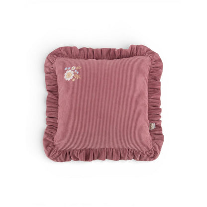 Corduroy Frill Cushion by Malomi Kids