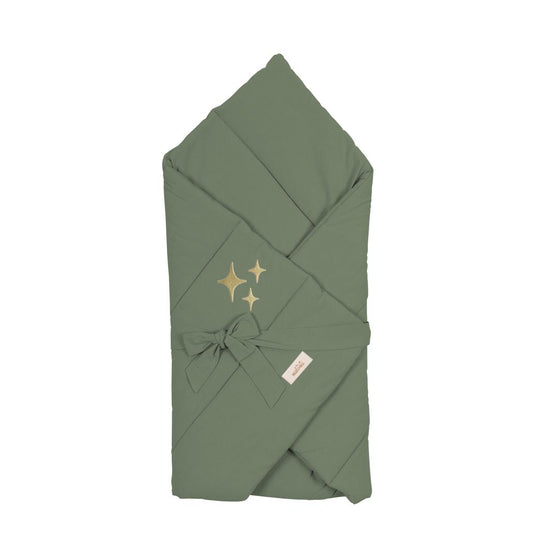 Washed Cotton Baby Swaddle Quilt by Malomi Kids