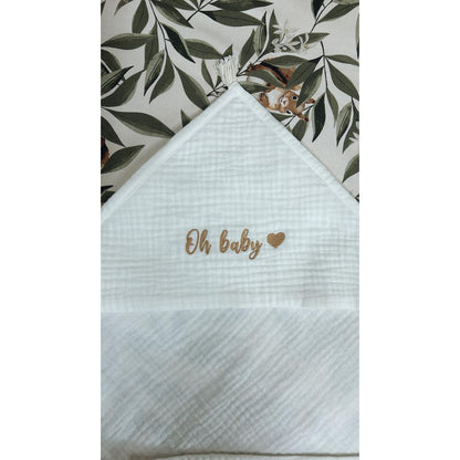 Muslin Hooded Towel by Malomi Kids