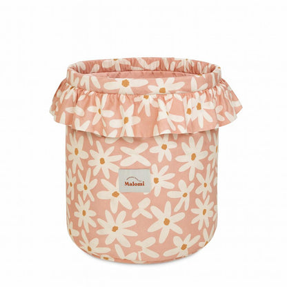 Blush Daisies Toy Basket by Malomi Kids