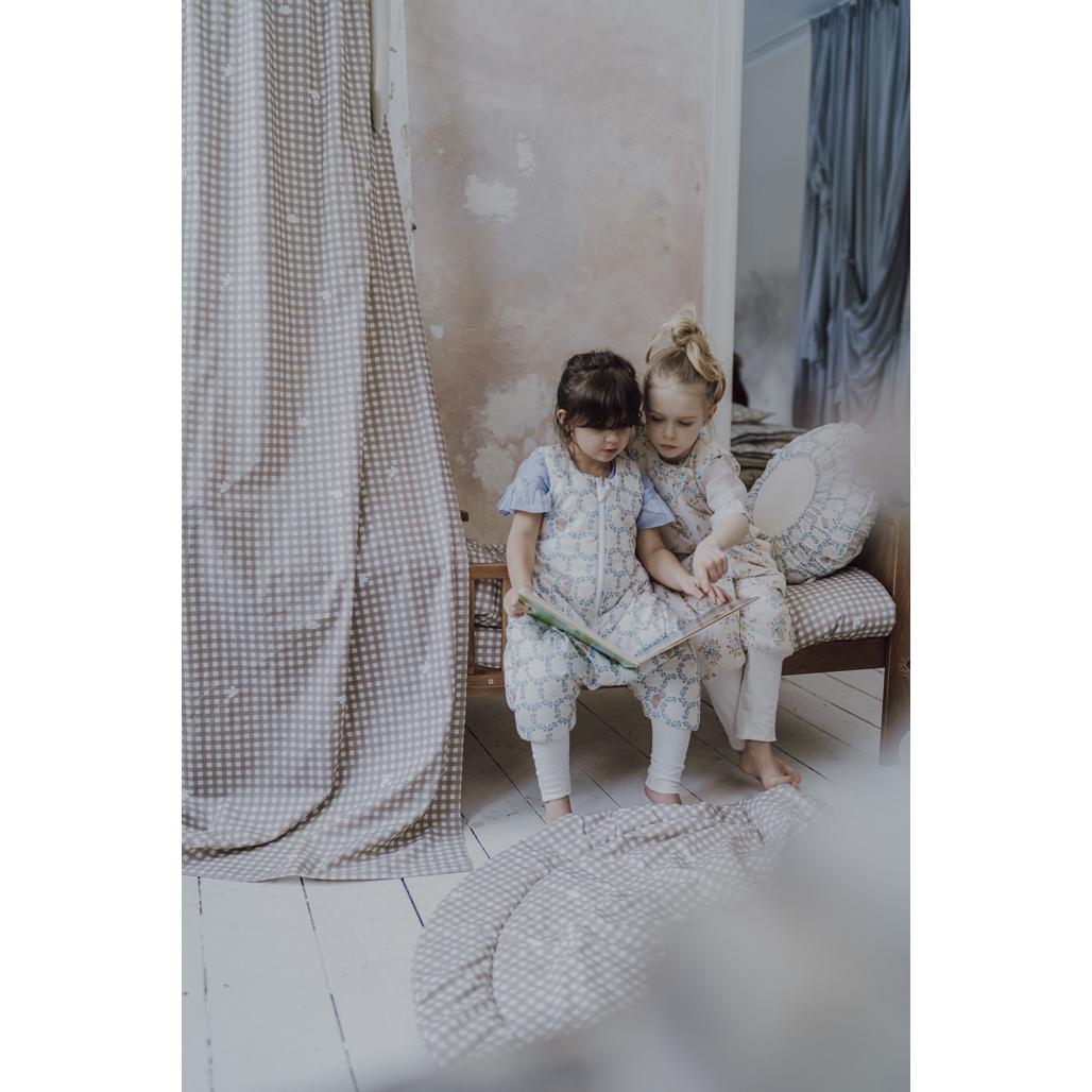 Blue Cottage Sleeping Bag with Legs by Malomi Kids