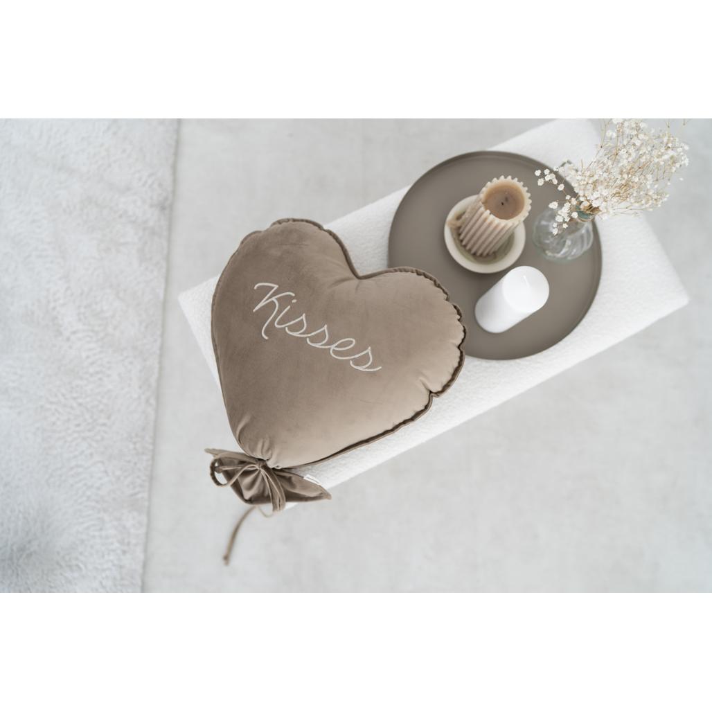 Velvet Heart Balloon Cushion by Malomi Kids