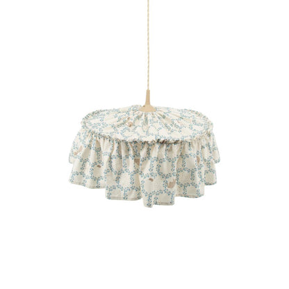 Blue Cottage Fabric Lampshade by Malomi Kids