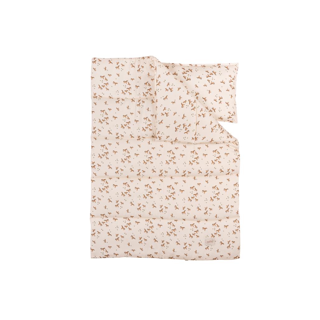 Free Horses Bamboo Bedding Set with Filling by Malomi Kids