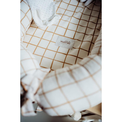 Camel Check Baby Nest by Malomi Kids